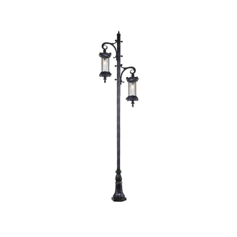 چراغ پارکی دو شعله مانک پایا مدل DROJA-L-M214PN