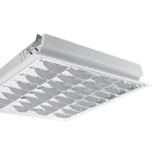 چراغ فلورسنتی توکار مازی نور مدل ژوپیتر با شبکه دابل اپتیک براق – مناسب سقف سازه پنهان