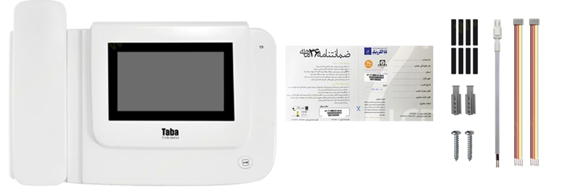 آیفون تصویری دو سیم تابا TVD-1043I-2W