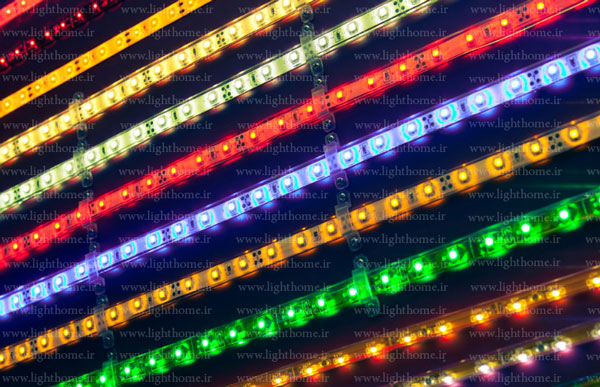 نورپردازی نما با ریسه رنگی ال ای دی - نورپردازی نما