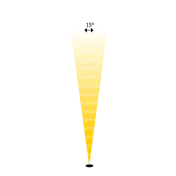 وال واشر با لنز 15 درجه - نورپردازی نما با لنز 15 درجه