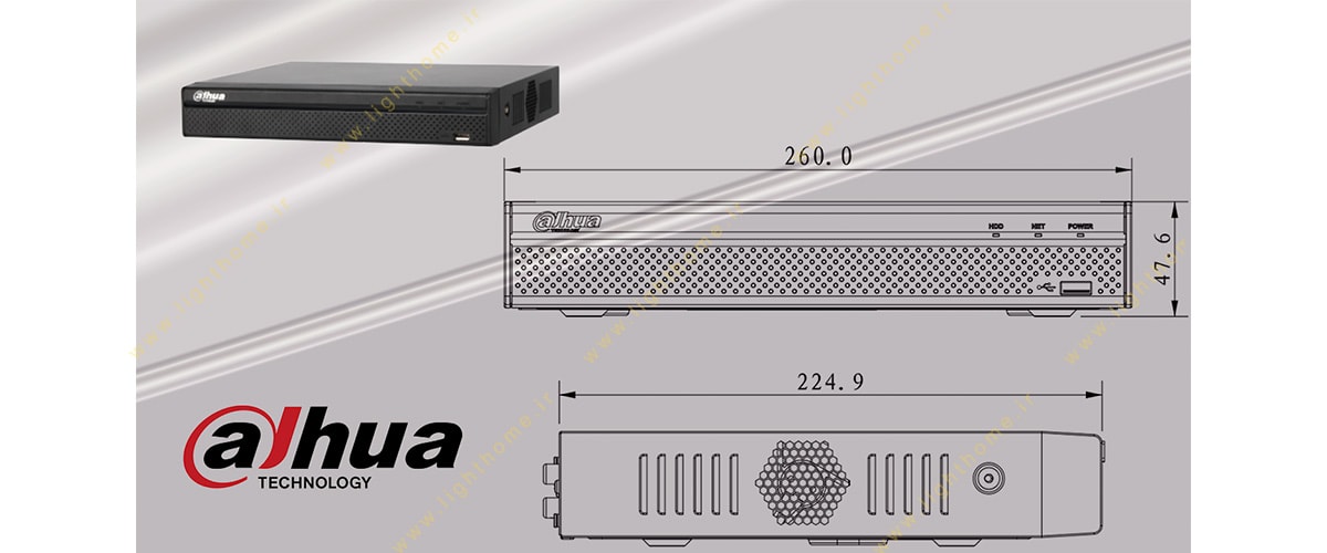 nvr داهوا 8 کانال مدل dh-nvr4108hs-4ks2