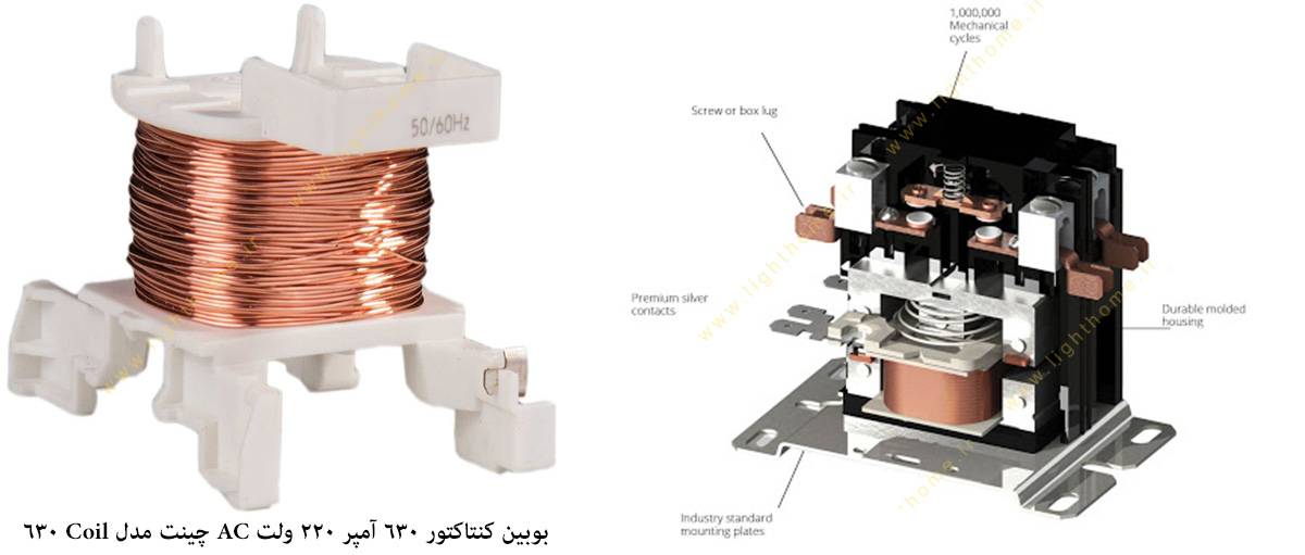 بوبین کنتاکتور 630 آمپر 220 ولت AC چینت مدل Coil 630