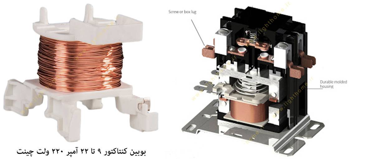 بوبین کنتاکتور 9 تا 22 آمپر 220 ولت چینت