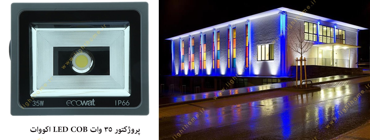 پروژکتور 35 وات LED COB اکووات