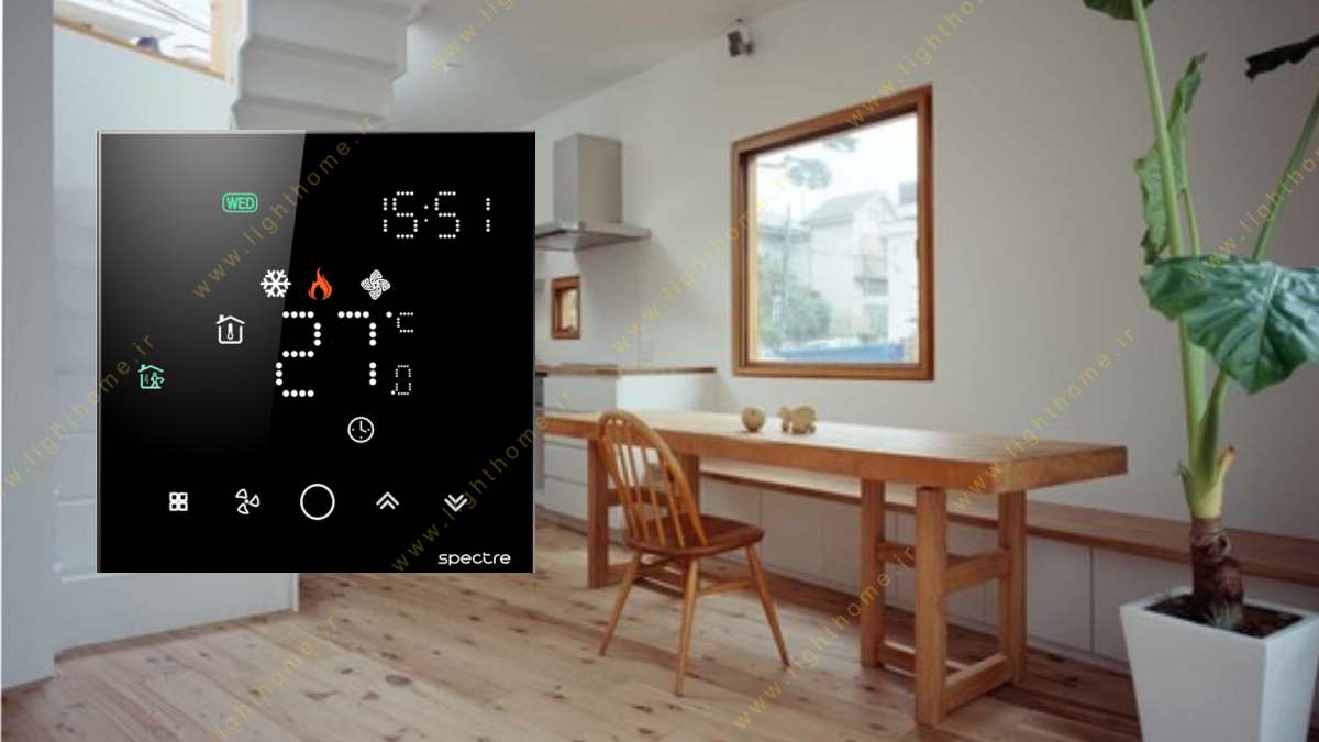 ترموستات هوشمند اسپکتر سری TSR13 مدل داکت اسپیلت دو لوله زیگبی