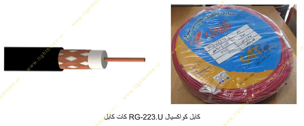 کابل کواکسیال RG-223.U کات کابل