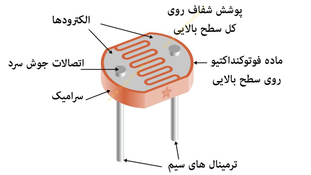 بررسی اجزای داخلی فتوسل